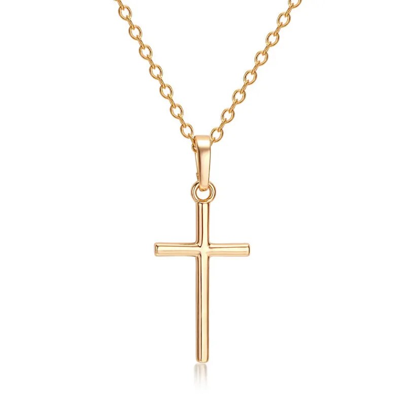 Christian Jesus Cross Necklaces Silver