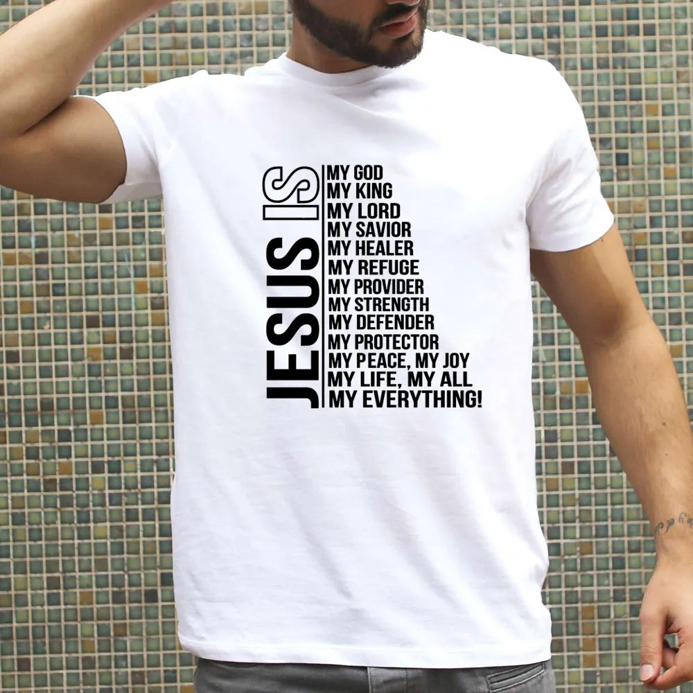 Jesus Is My God King Everything  T Shirt  ~ "Wear Your Faith"