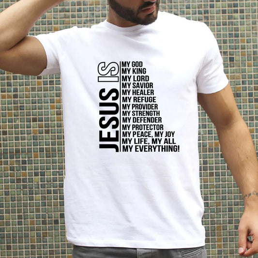 Jesus Is My God King Everything  T Shirt  ~ "Wear Your Faith"