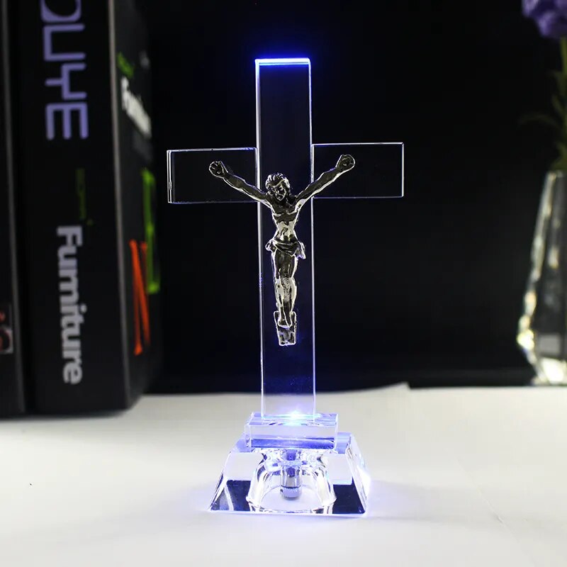 Christian Gifts Nightlight Crystal Jesus