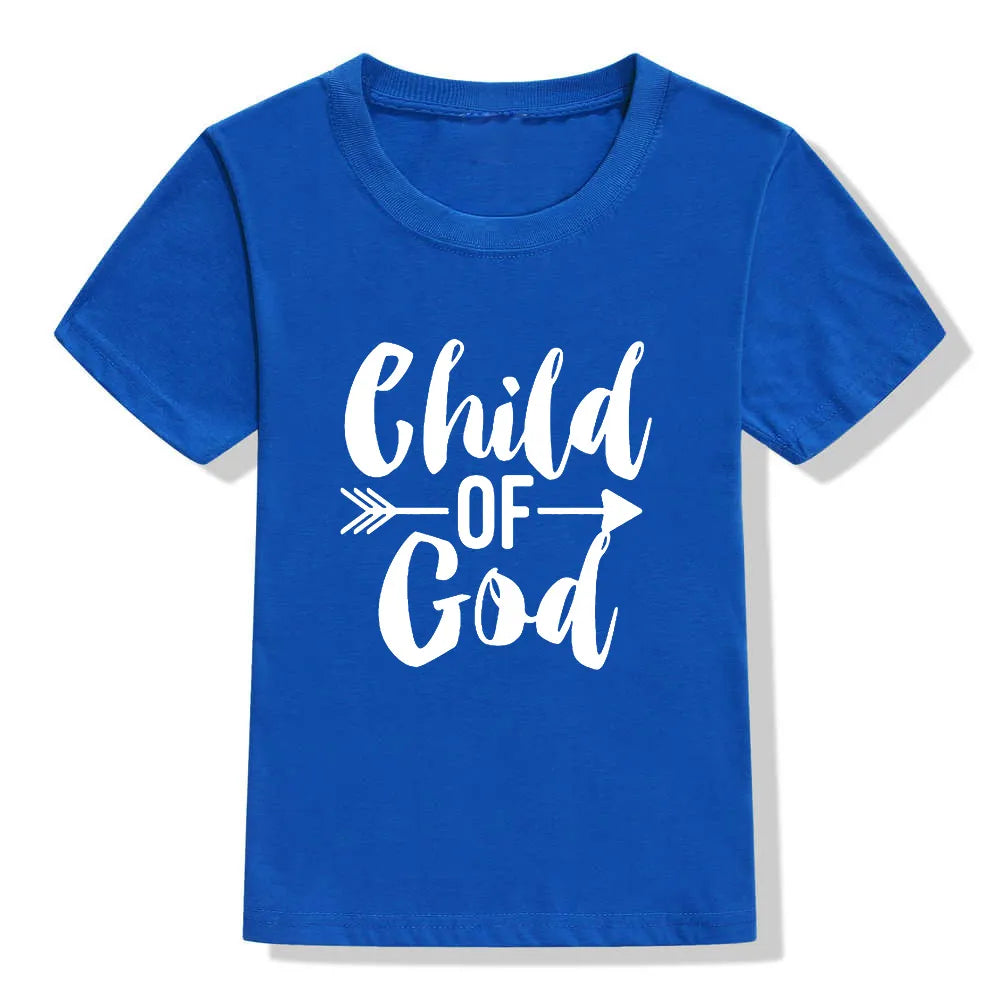 Child of God Toddler Kids Color T-Shirt ~ "Wear Your Faith" Collection