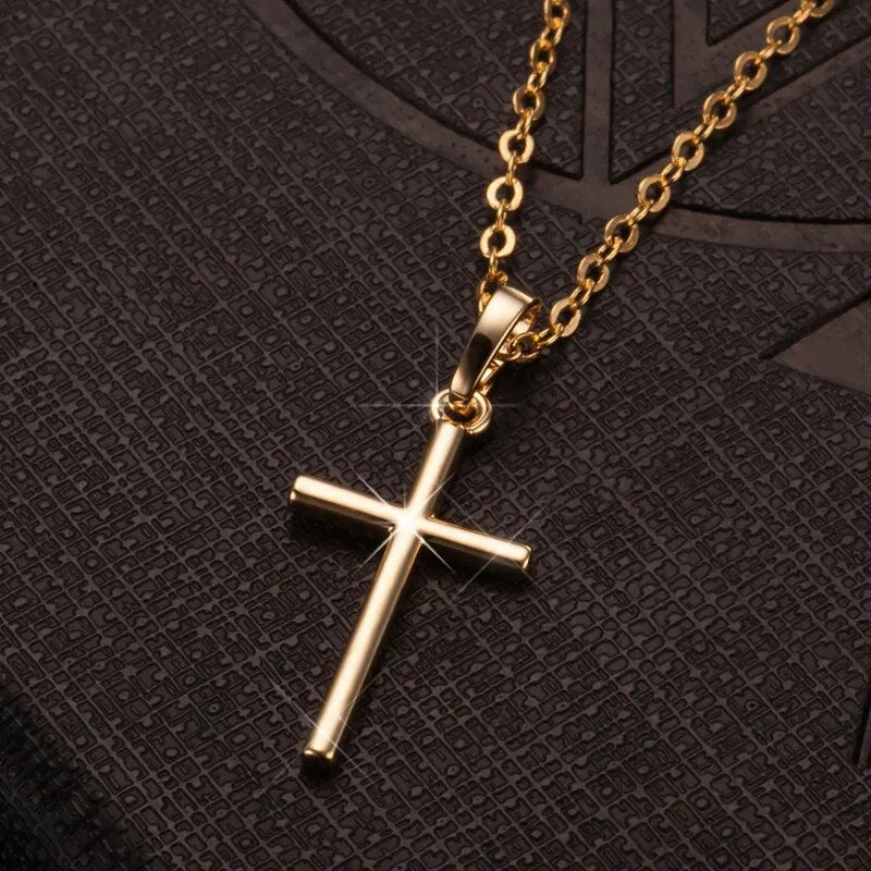 Christian Jesus Cross Necklaces Silver