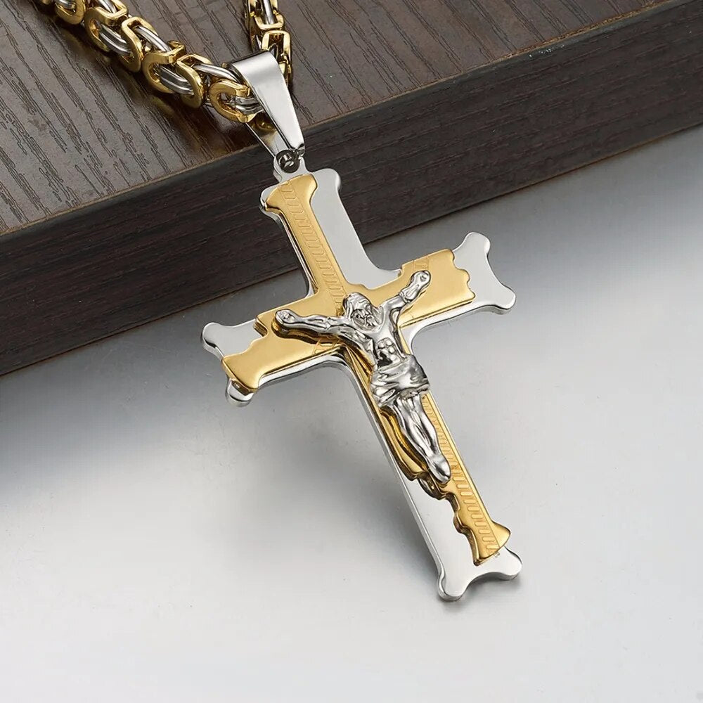 Christian Cross Pendant Necklaces