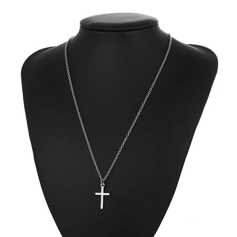 Christian Jesus Cross Necklaces Silver