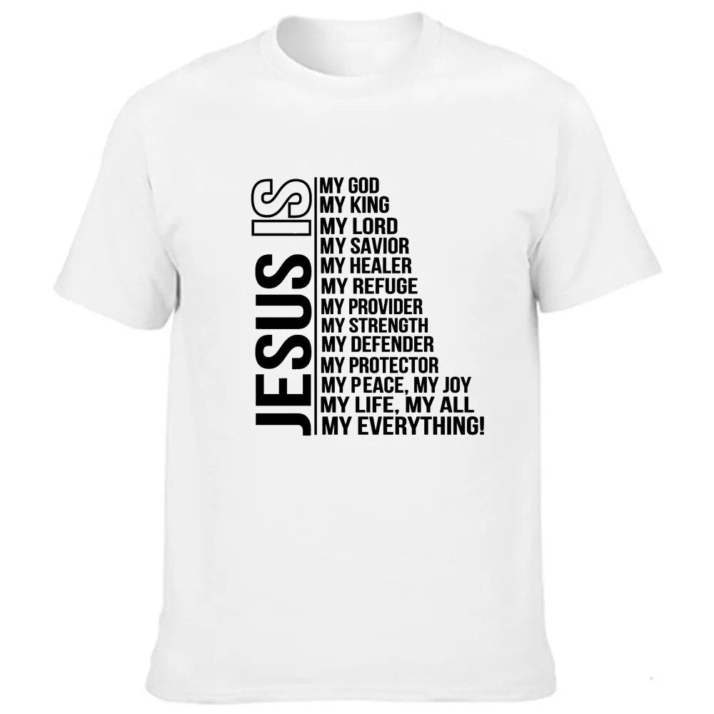 Jesus Is My God King Everything  T Shirt  ~ "Wear Your Faith"