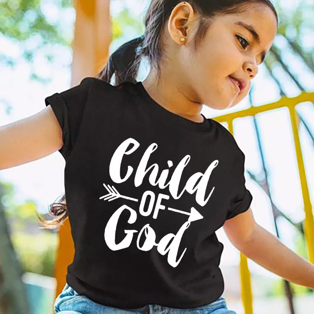 Child of God Toddler Kids Color T-Shirt ~ "Wear Your Faith" Collection