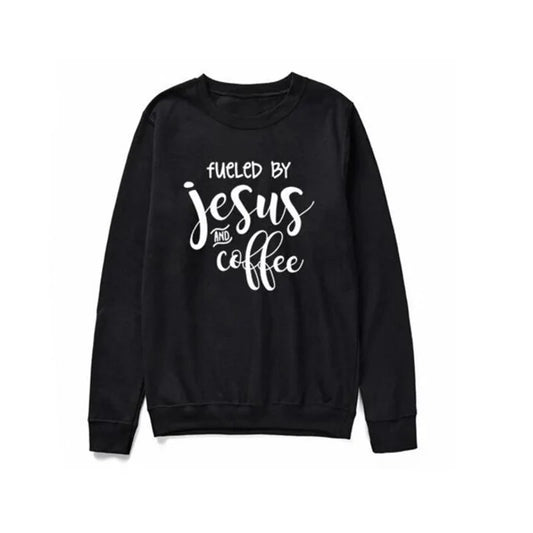 Fueled By Jesus and Coffee Sweatshirt | BeJeweled By Julie