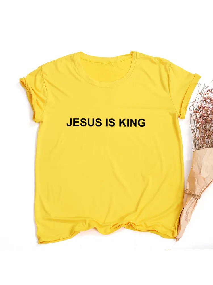 Jesus Is King  ~Women T-shirt ~ Christian~ Faith~ Hope ~Love