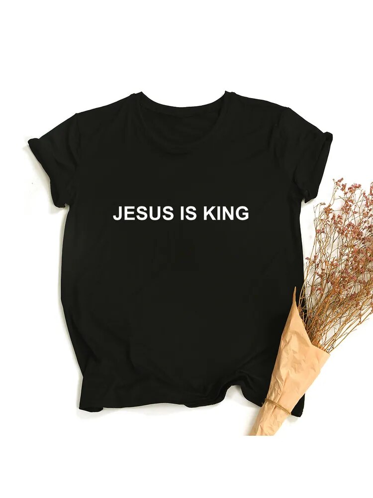 Jesus Is King  ~Women T-shirt ~ Christian~ Faith~ Hope ~Love