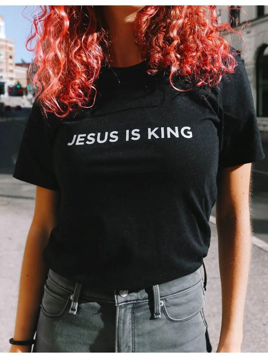 Jesus Is King  ~Women T-shirt ~ Christian~ Faith~ Hope ~Love