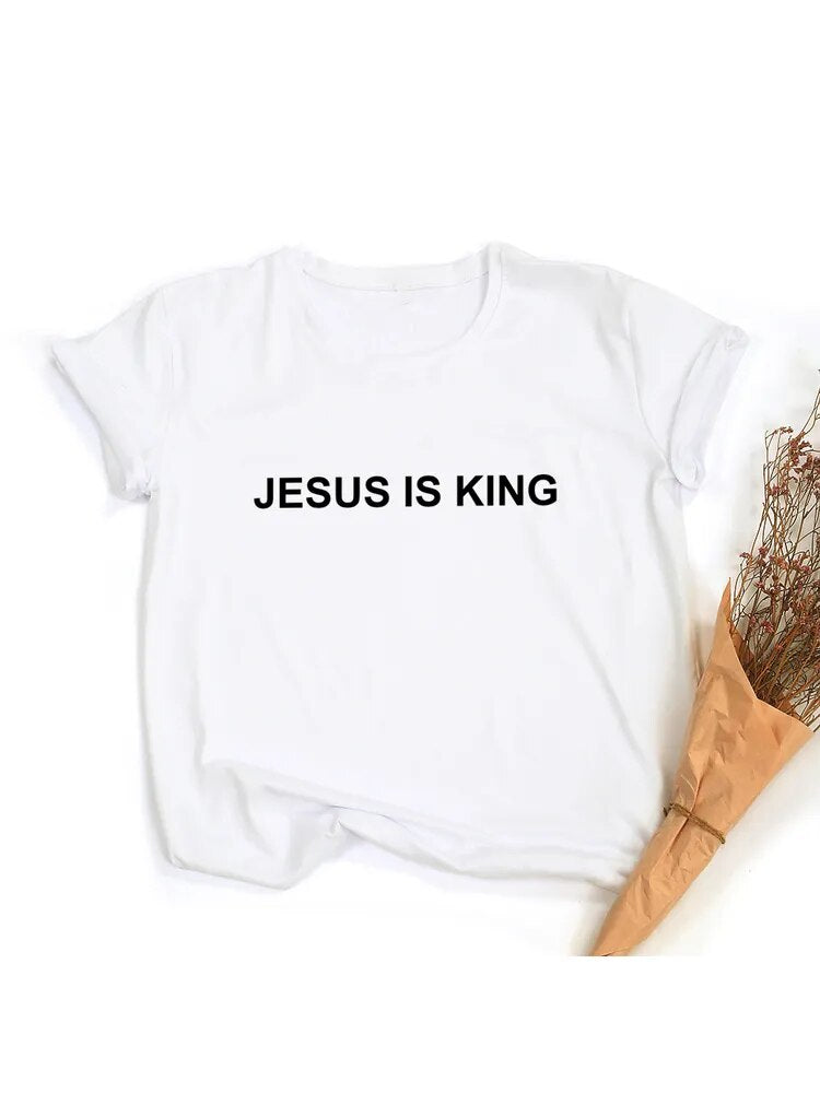 Jesus Is King  ~Women T-shirt ~ Christian~ Faith~ Hope ~Love