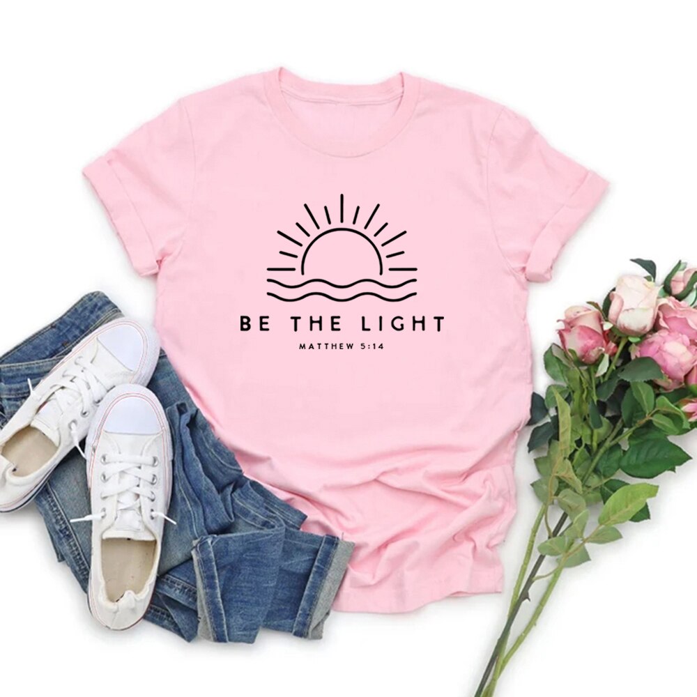 Be The Light T-shirt  ~ Christians Mathew 5:14 ~ "Wear His Word" Collection"