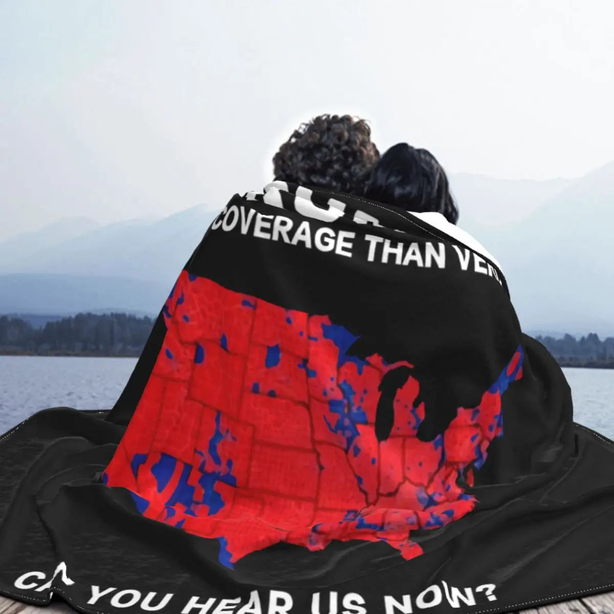 Trump Better Coverage Than Verizon Can You Hear Us ~ Formal Throw Blanket