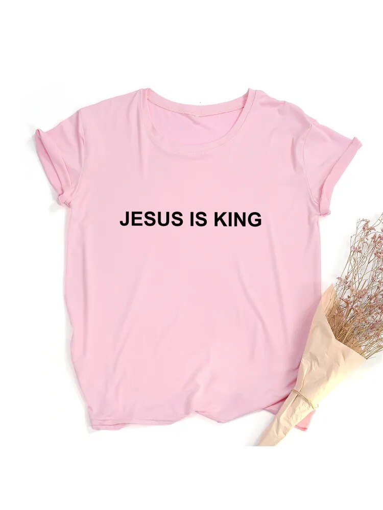 Jesus Is King  ~Women T-shirt ~ Christian~ Faith~ Hope ~Love