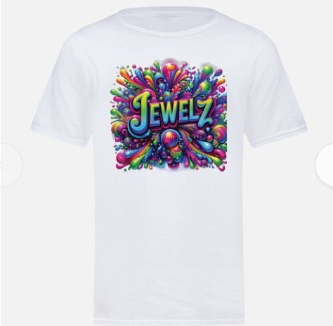 "Jewelz" T-shirt |  "Jewelz Name Collection"