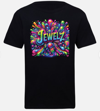 "Jewelz" T-shirt |  "Jewelz Name Collection"