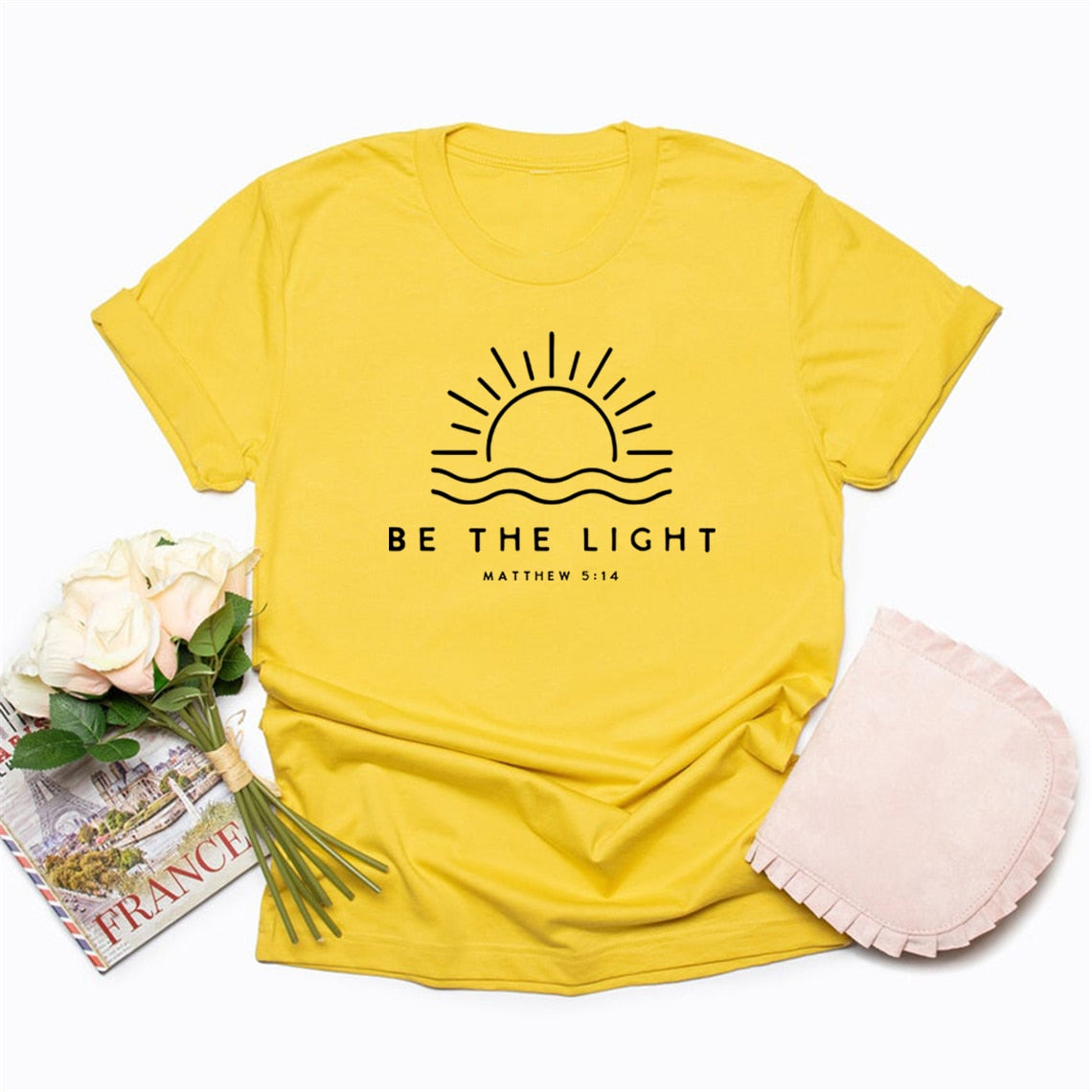 Be The Light T-shirt  ~ Christians Mathew 5:14 ~ "Wear His Word" Collection"