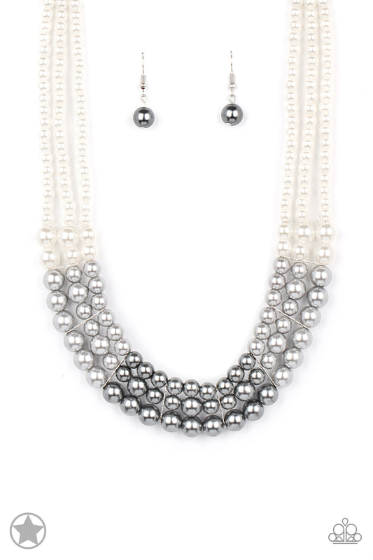 Paparazzi Necklace ♥ Lady In Waiting ♥ Multi-Colored Pearls