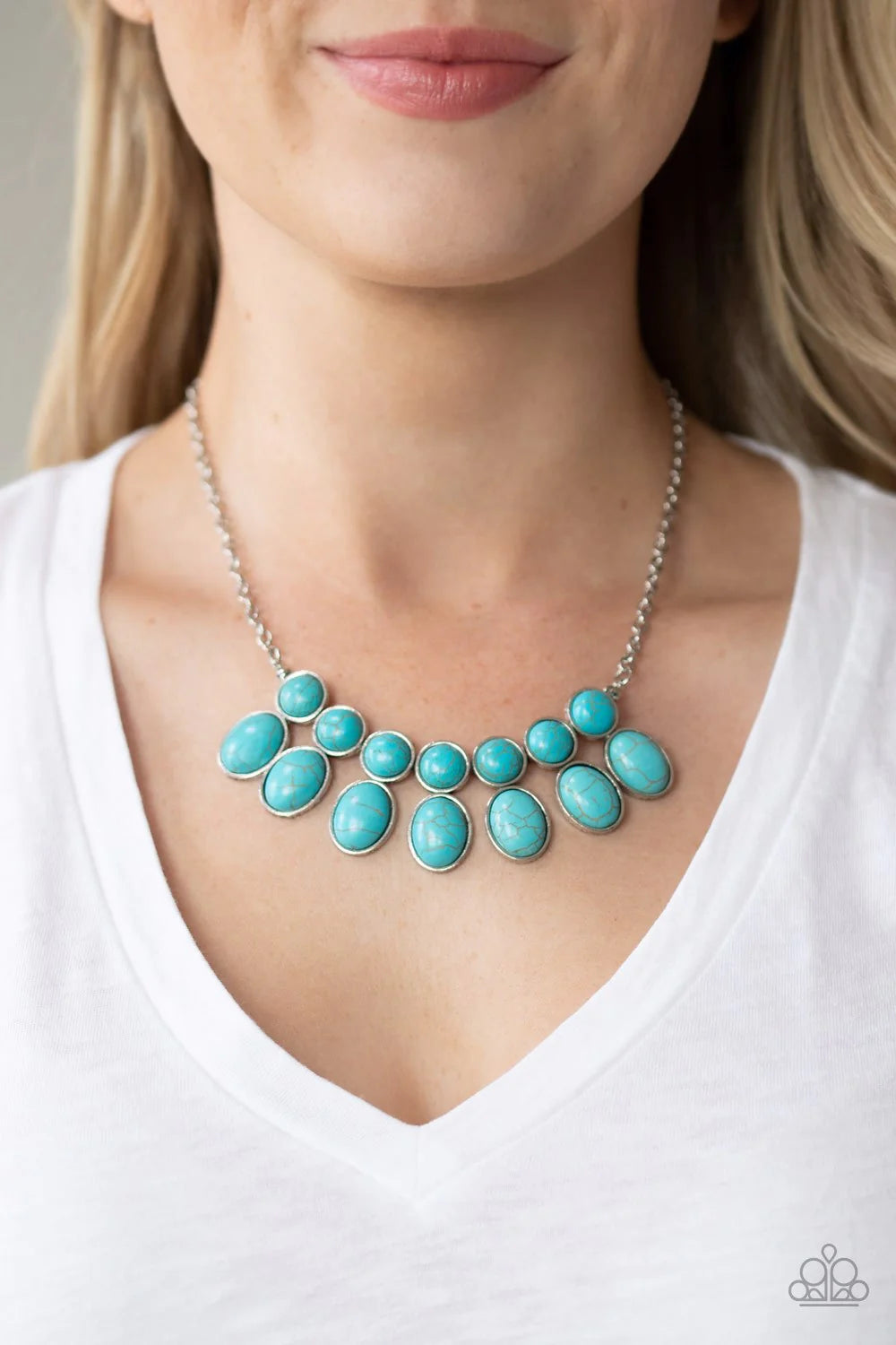 Paparazzi turquoise necklace sale