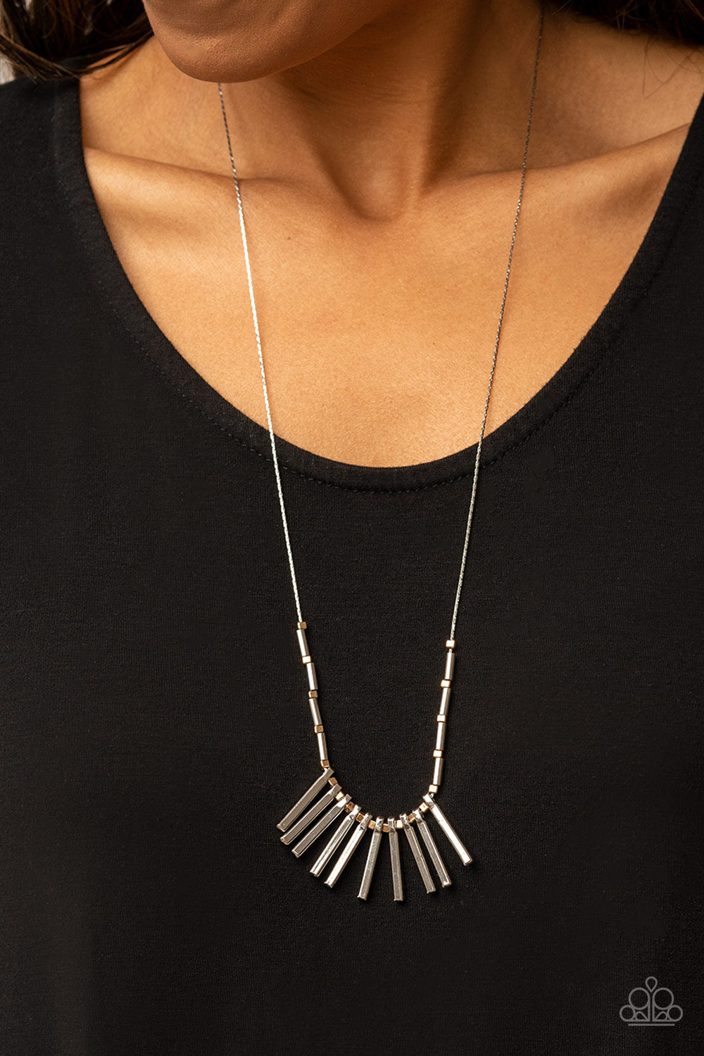Paparazzi Necklace ~ Rustic Hot Rod - Silver - BeJeweledByJulie ...