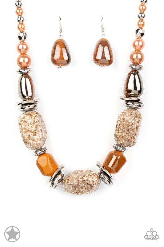 Paparazzi Necklace ♥ In Good Glazes ♥- Peach