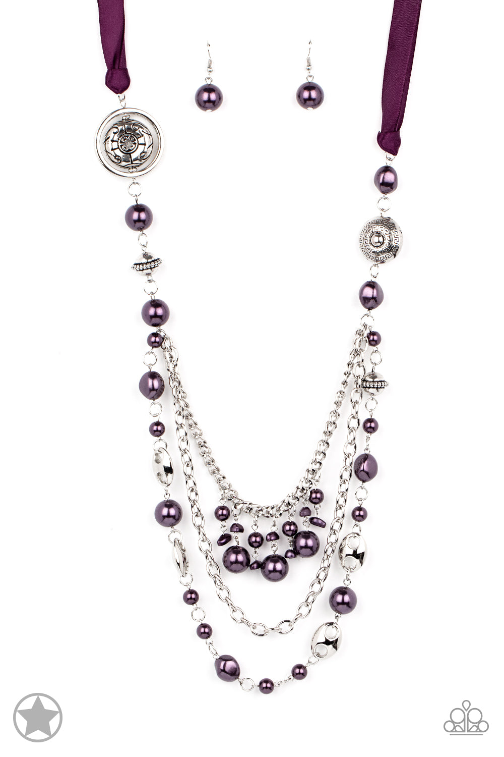 Paparazzi Necklace  ♥ All The Trimmings ♥  Purple