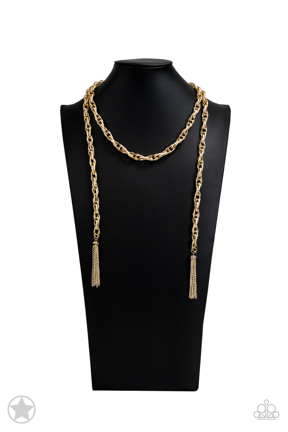 Paparazzi Necklace ♥ SCARFed for Attention ♥ - Gold