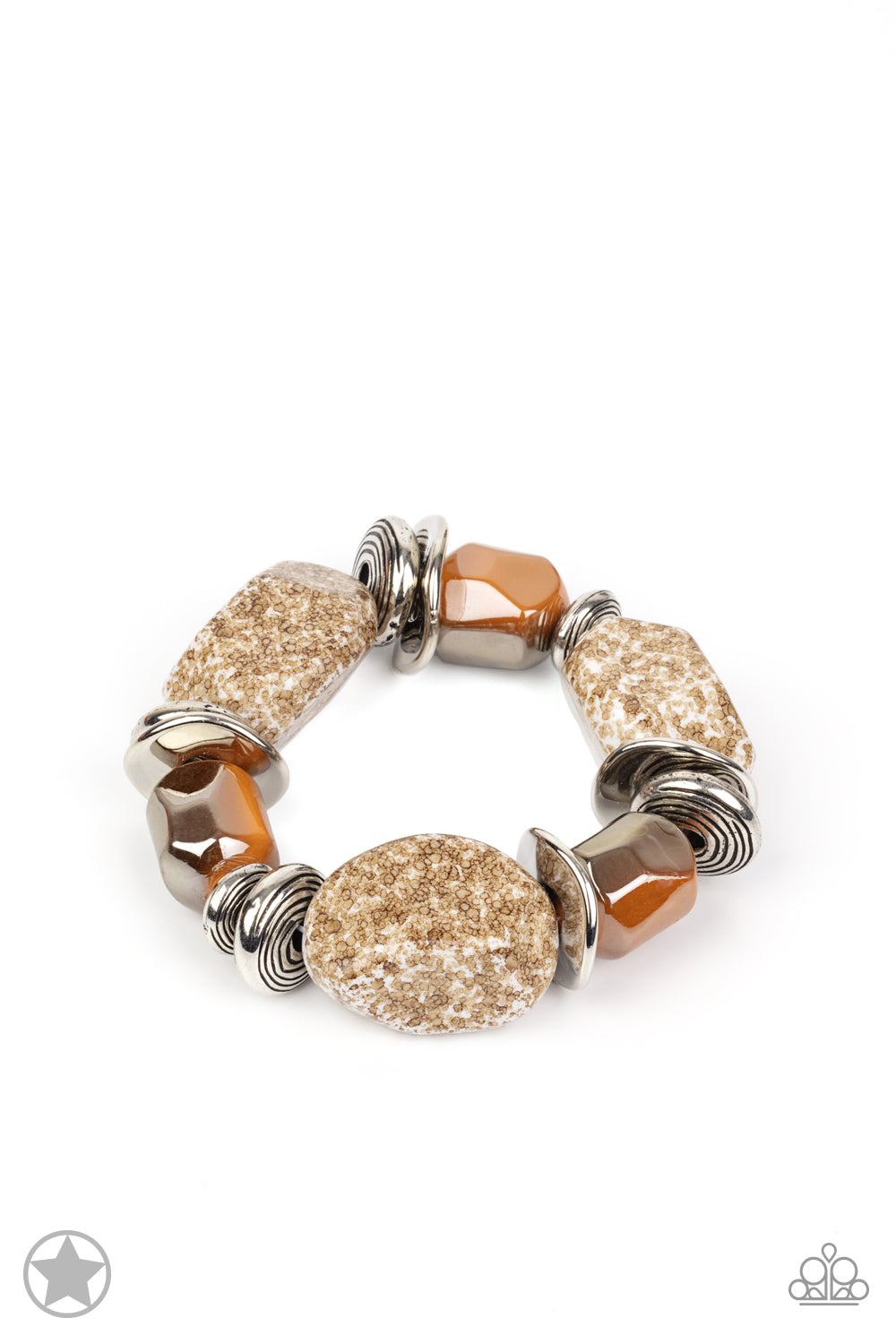 Paparazzi Bracelets ♥ Glaze of Glory ♥- Peach