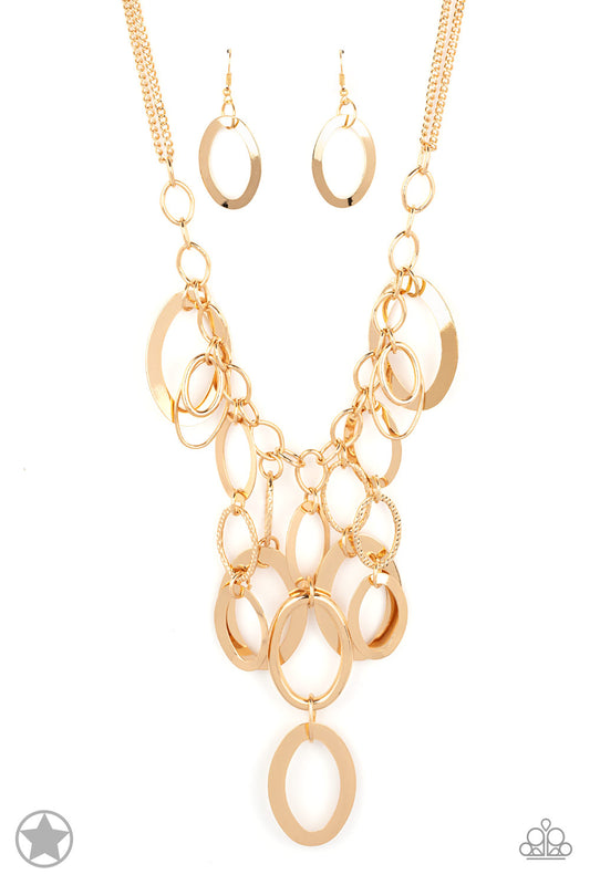 Paparazzi  Necklace ~ A Golden Spell -Gold