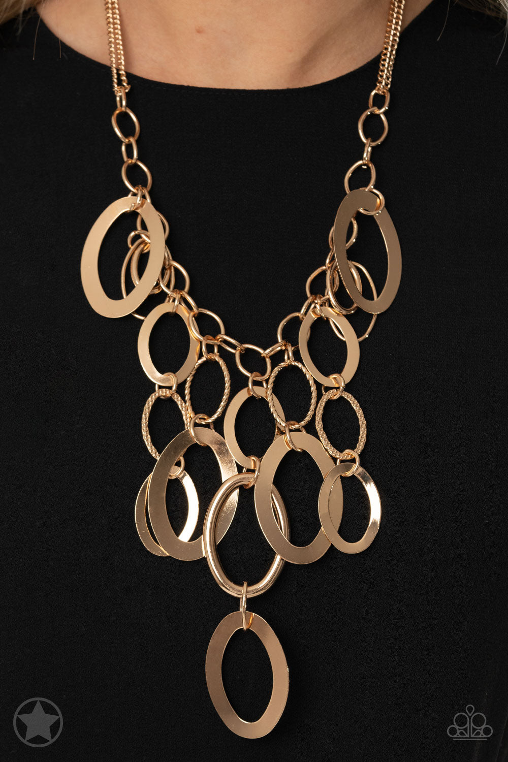 Paparazzi  Necklace ~ A Golden Spell -Gold