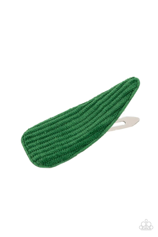 Paparazzi Hair Accessories ~ Colorfully Corduroy - Green