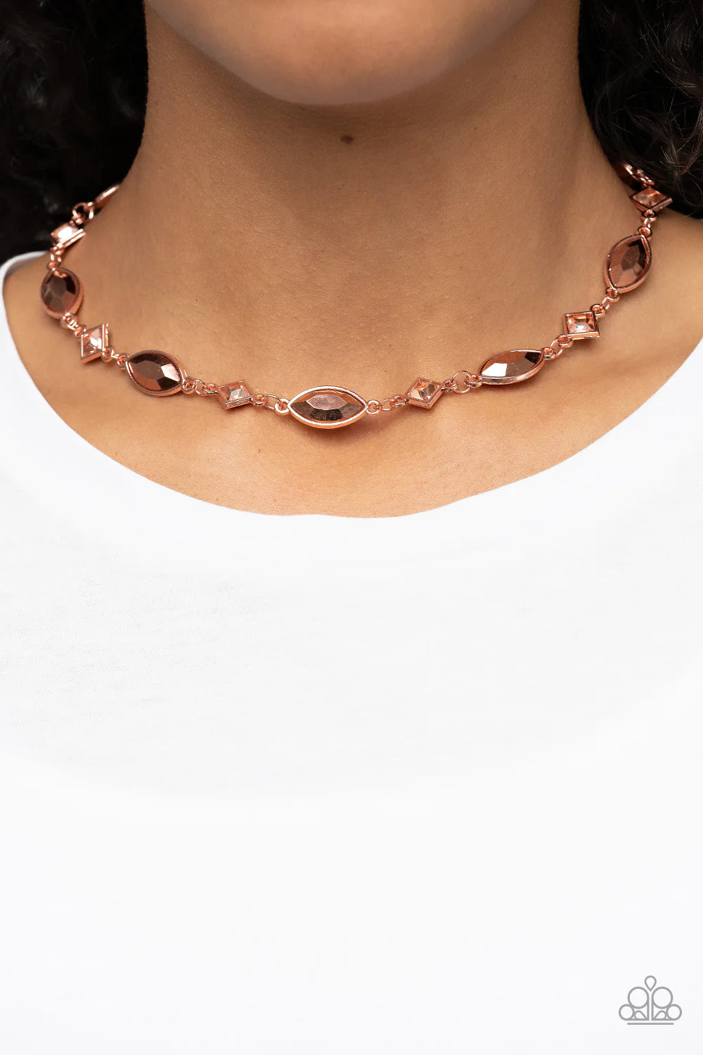 Paparazzi Necklace ~ Prismatic Reinforcements - Copper