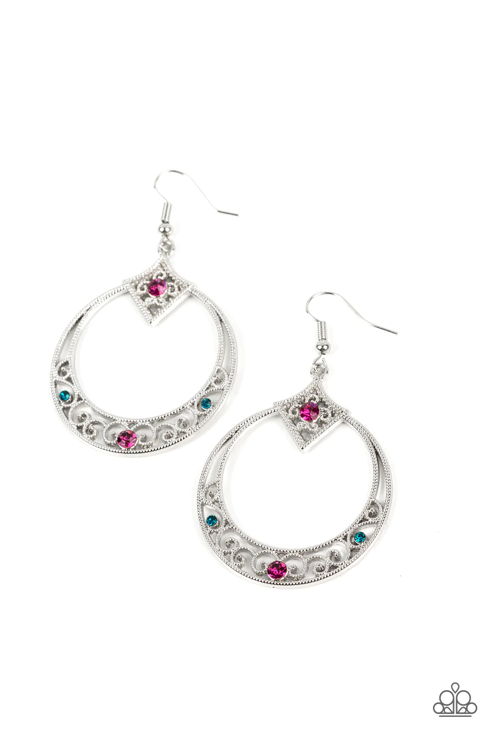 Paparazzi Earrings ~ Royal Resort - Multi