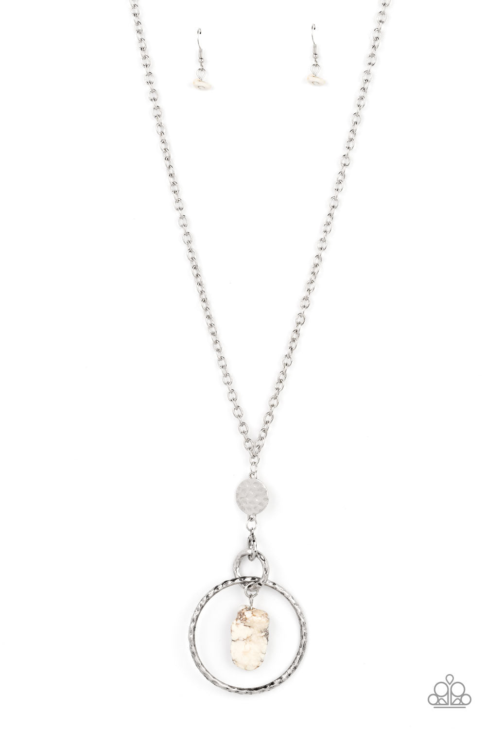 Paparazzi Necklace ~ Keep the PIECE - White