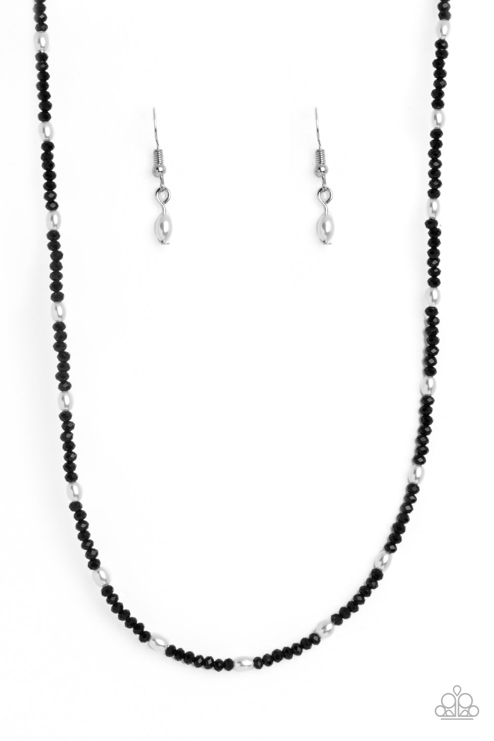 Paparazzi Necklace ~ Beaded Blitz - Black