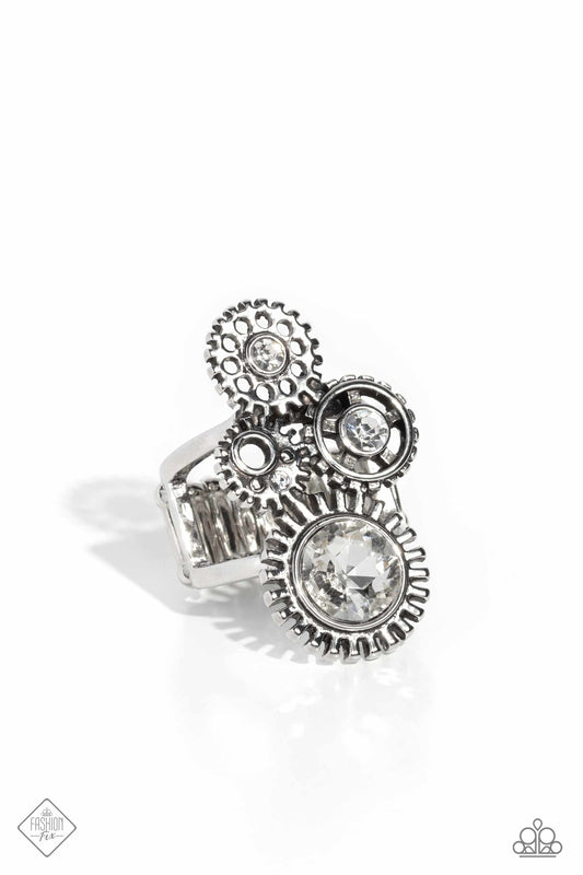 Paparazzi Ring ~Blowing Off STEAMPUNK - White