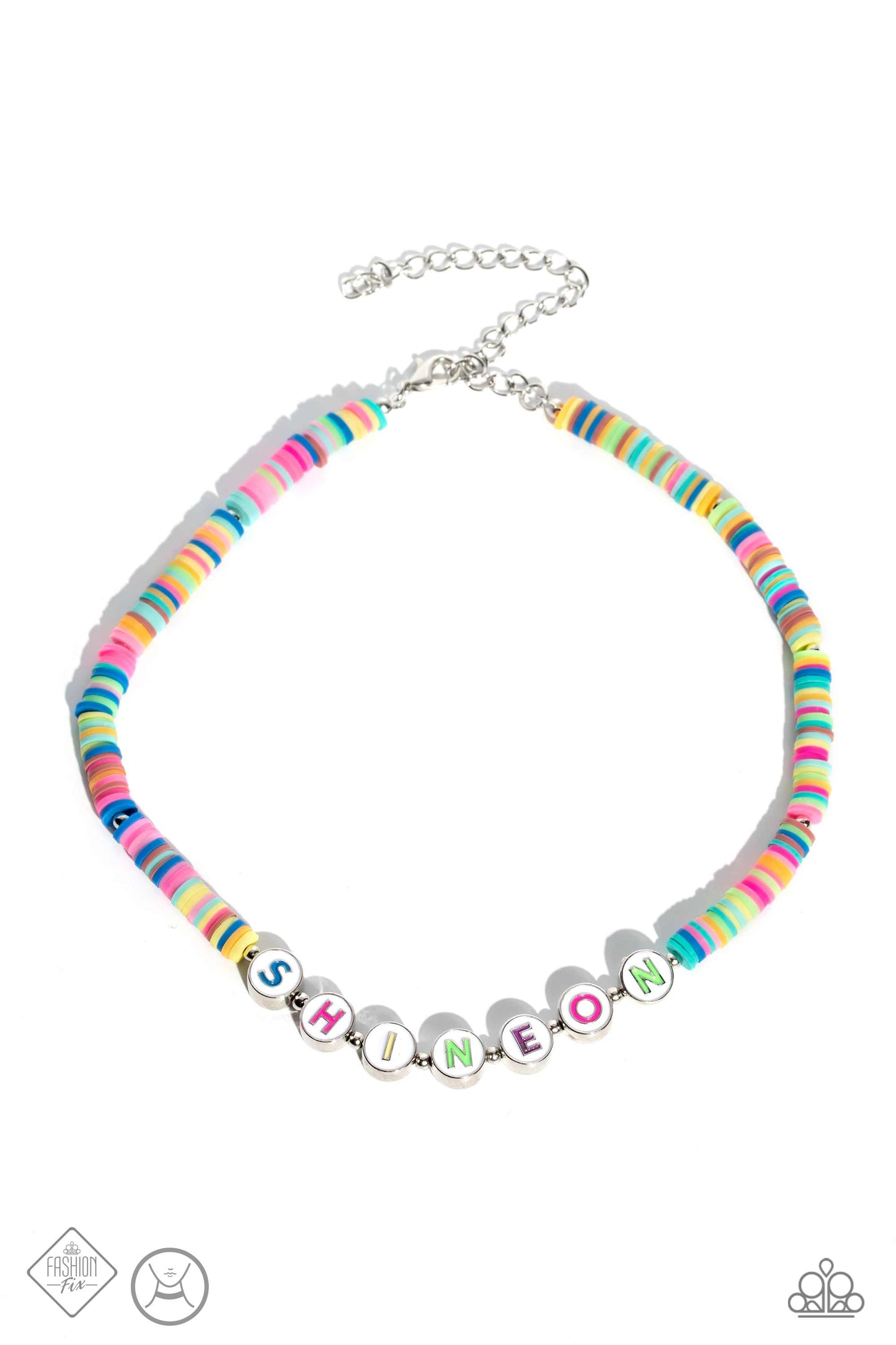 Paparazzi Necklace ~ Psychedelic Glow - Multi