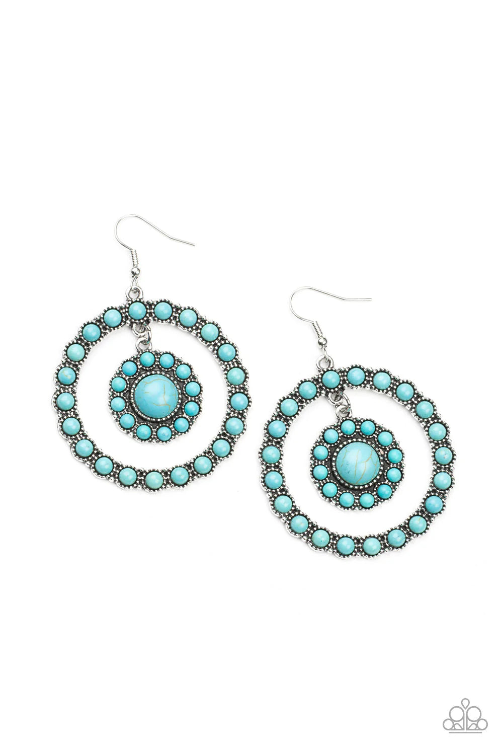 Paparazzi Earrings ~Saguaro Sanctuary - Blue