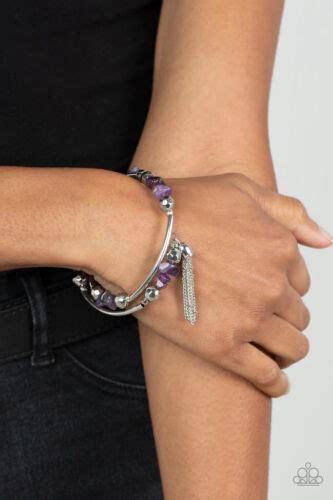 Paparazzi  Bracelet ~ Mineral Mosaic - Purple